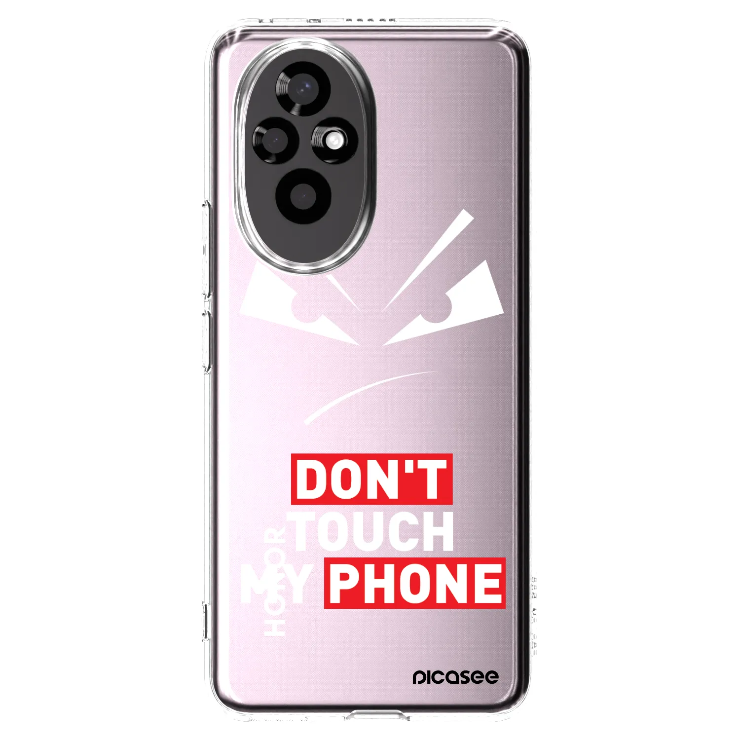 Picasee Honor 200 Pro 5G Hülle - Transparentes Silikon - Evil Eye - Transparent