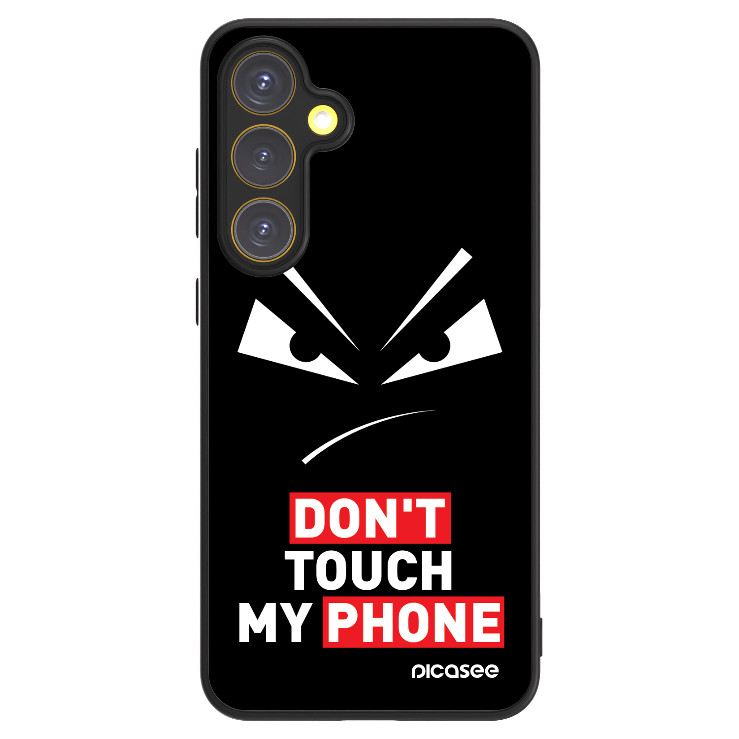 Picasee ULTIMATE CASE PowerShare für Samsung Galaxy S24 FE S721B - Evil Eye - Transparent
