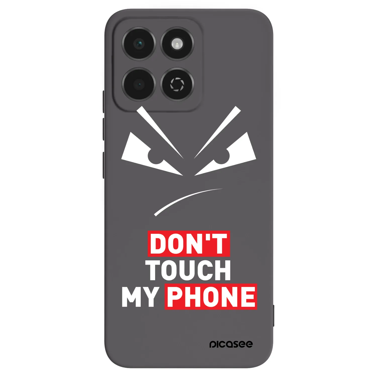 Picasee Honor 200 Smart 5G Hülle - Schwarzes Silikon - Evil Eye - Transparent