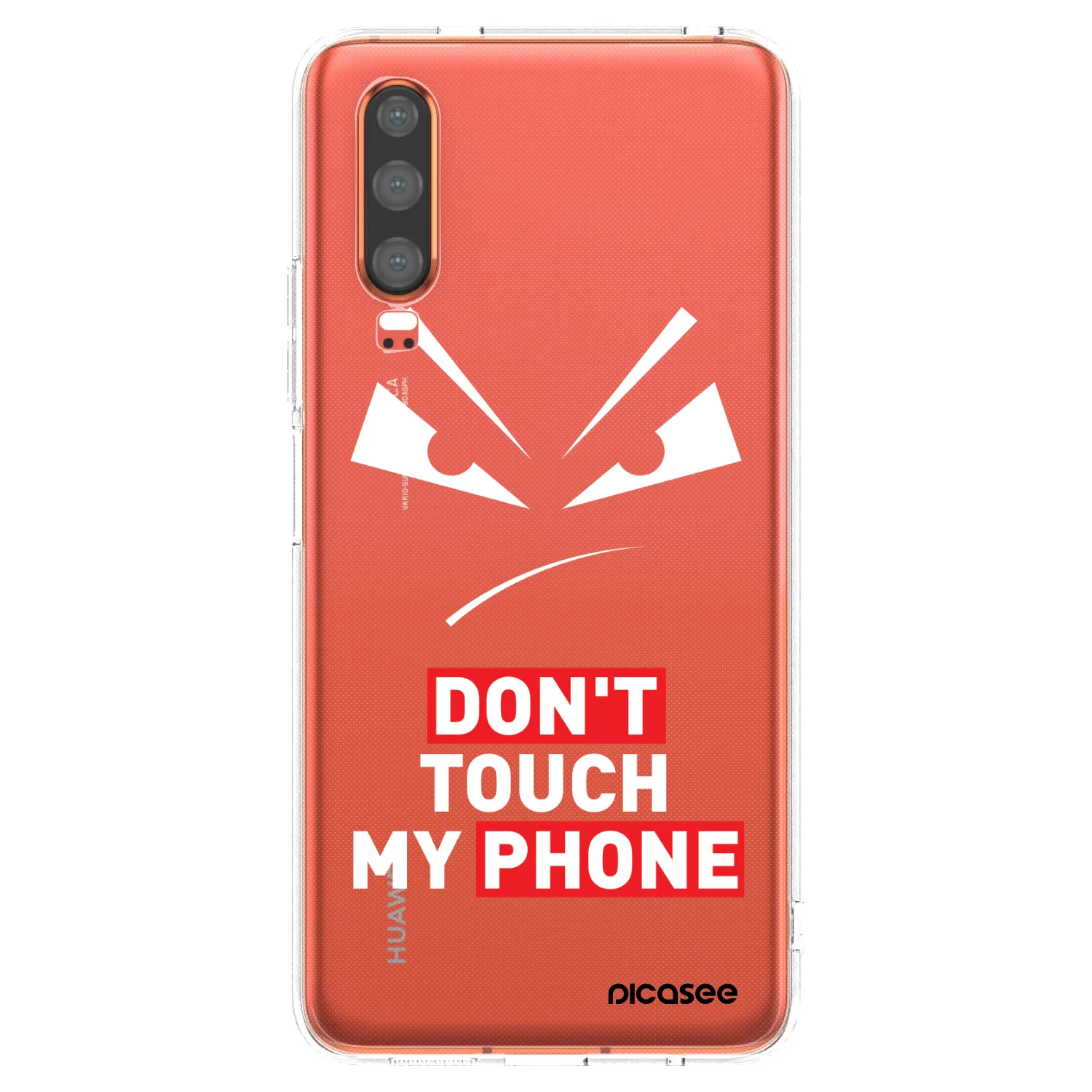 Picasee Huawei P30 Hülle - Transparentes Silikon - Evil Eye - Transparent