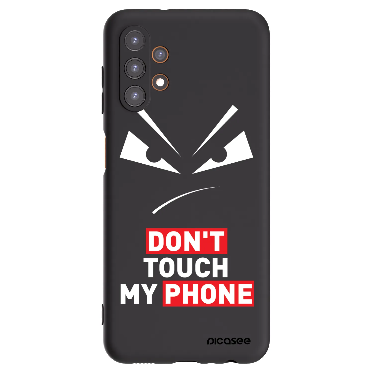 Picasee Samsung Galaxy A13 5G Hülle - Schwarzes Silikon - Evil Eye - Transparent