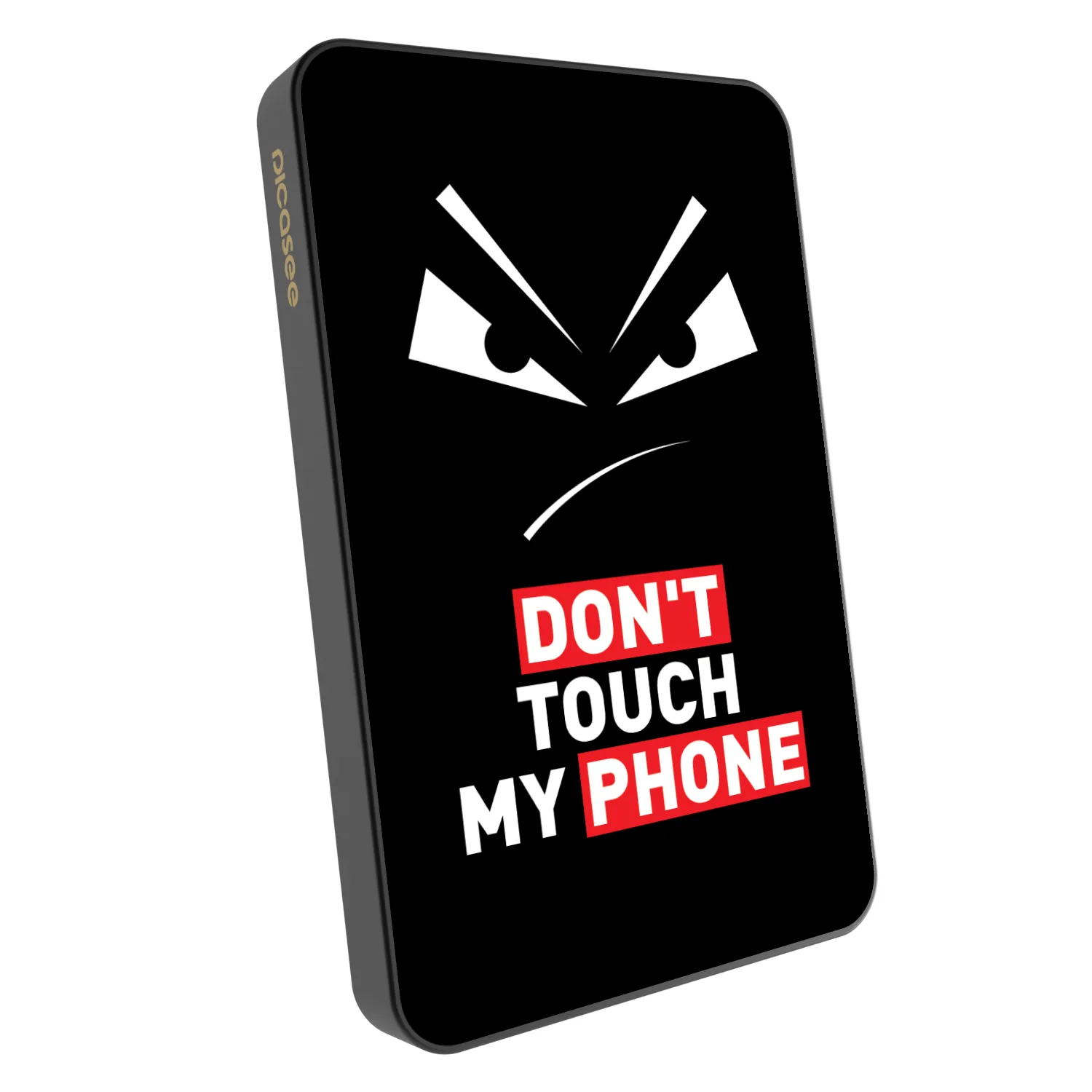 Picasee Powerbank mit MagSafe 5 000 mAh Grau - Evil Eye - Transparent