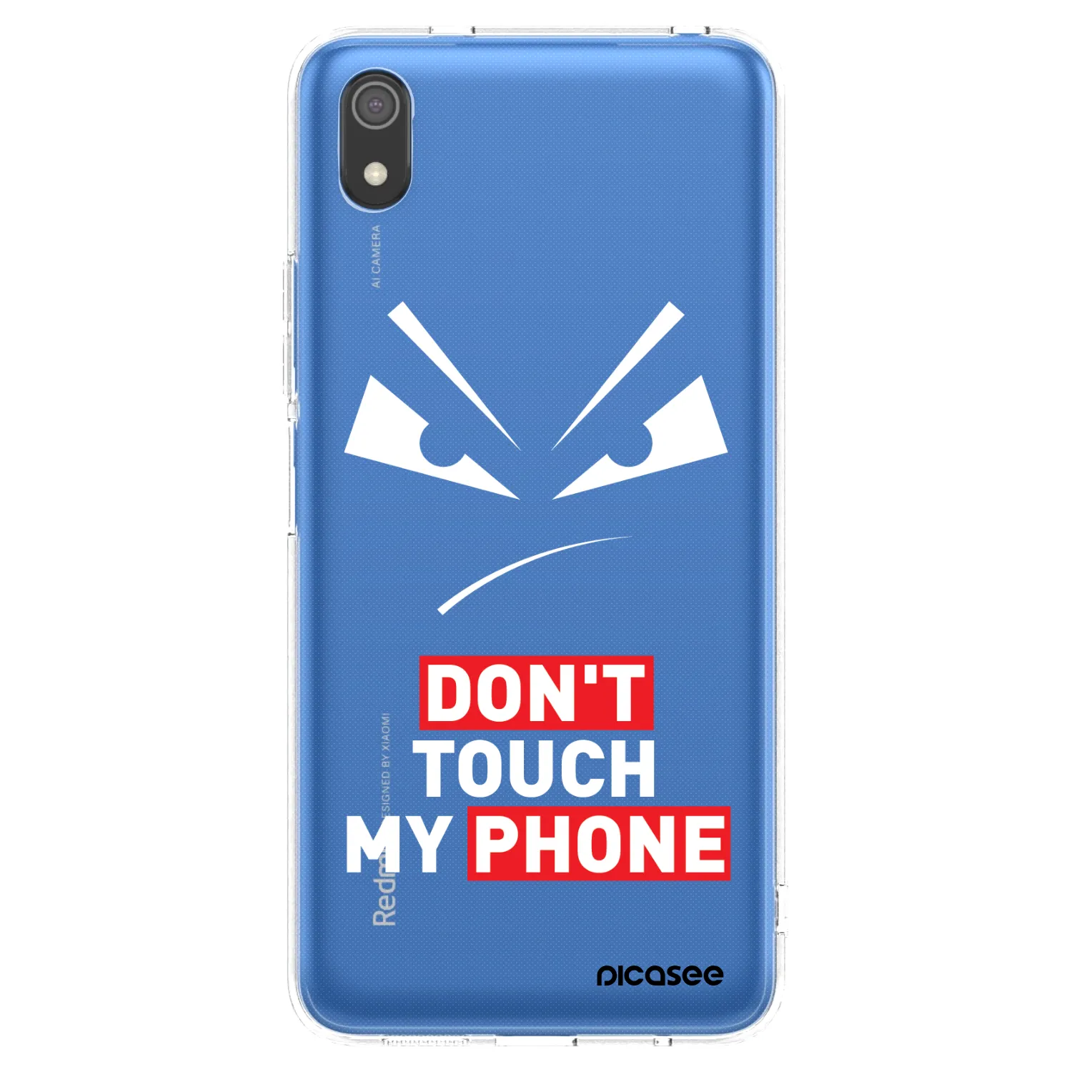 Picasee Xiaomi Redmi 7A Hülle - Transparentes Silikon - Evil Eye - Transparent
