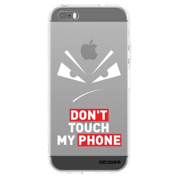 Picasee Apple iPhone 5/5S/SE Hülle - Transparentes Silikon - Evil Eye - Transparent