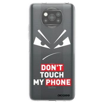 Picasee Xiaomi Poco X3 Hülle - Schwarzes Silikon - Evil Eye - Transparent