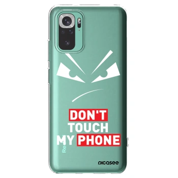 Picasee Xiaomi Redmi Note 10 Pro Hülle - Transparentes Silikon - Evil Eye - Transparent