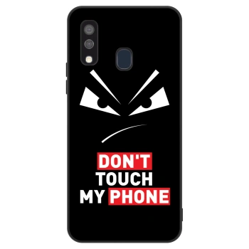 Hülle für Samsung Galaxy A40 A405F - Evil Eye - Transparent
