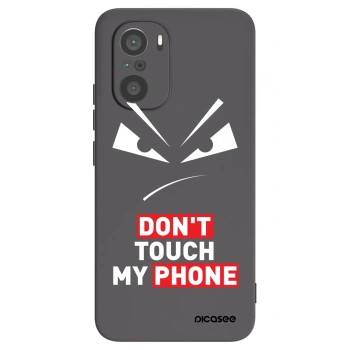 Picasee Xiaomi Poco F3 Hülle - Schwarzes Silikon - Evil Eye - Transparent