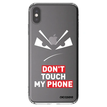 Picasee Apple iPhone XS Max Hülle - Transparentes Silikon - Evil Eye - Transparent
