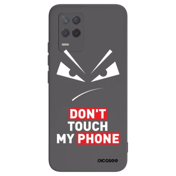 Picasee Realme 8 5G Hülle - Schwarzes Silikon - Evil Eye - Transparent