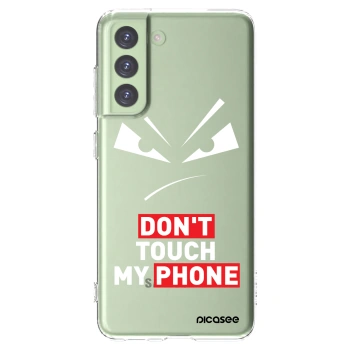 Picasee Samsung Galaxy S21 FE 5G Hülle - Transparentes Silikon - Evil Eye - Transparent