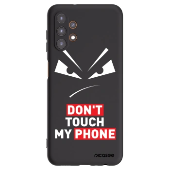 Picasee Samsung Galaxy A13 4G A135 Hülle - Schwarzes Silikon - Evil Eye - Transparent