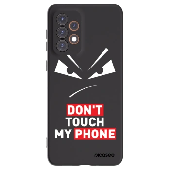 Picasee Samsung Galaxy A33 5G A336 Hülle - Schwarzes Silikon - Evil Eye - Transparent