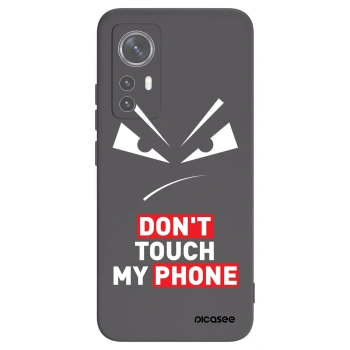 Picasee Xiaomi 12X Hülle - Schwarzes Silikon - Evil Eye - Transparent