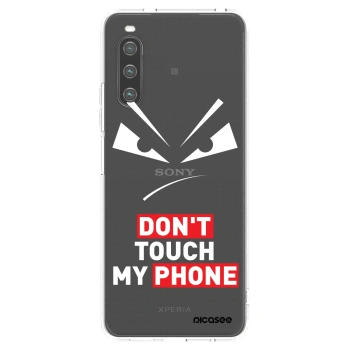 Picasee Sony Xperia 10 IV 5G Hülle - Transparentes Silikon - Evil Eye - Transparent