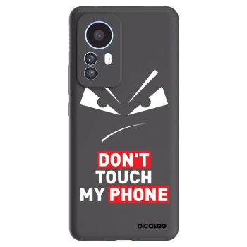 Picasee Xiaomi 12T Hülle - Schwarzes Silikon - Evil Eye - Transparent