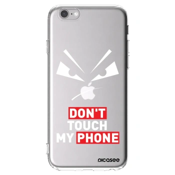 Picasee Apple iPhone 6/6S Hülle - Transparentes Silikon - Evil Eye - Transparent
