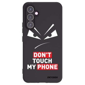 Picasee Samsung Galaxy A54 5G A546B Hülle - Schwarzes Silikon - Evil Eye - Transparent