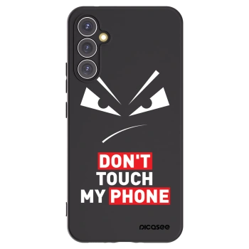 Picasee Samsung Galaxy A34 5G A346B Hülle - Schwarzes Silikon - Evil Eye - Transparent