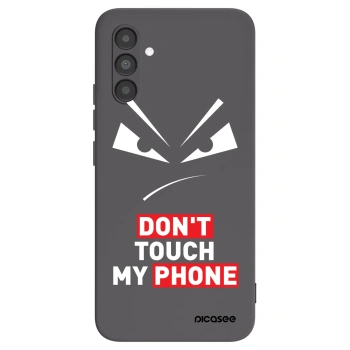 Picasee Samsung Galaxy A04s A047F Hülle - Schwarzes Silikon - Evil Eye - Transparent