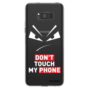 Picasee Samsung Galaxy S8 G950F Hülle - Transparentes Silikon - Evil Eye - Transparent