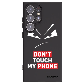 Picasee Samsung Galaxy S24 Ultra S928B 5G Hülle - Schwarzes Silikon - Evil Eye - Transparent