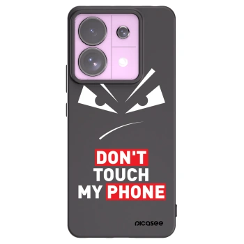 Picasee Xiaomi Redmi Note 13 Pro 5G Hülle - Schwarzes Silikon - Evil Eye - Transparent