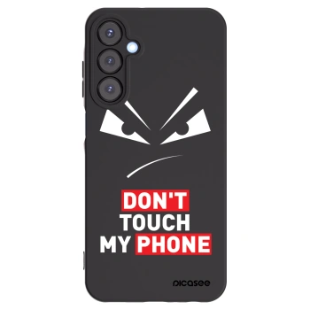 Picasee Samsung Galaxy A25 A256B 5G Hülle - Schwarzes Silikon - Evil Eye - Transparent