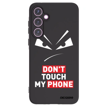 Picasee Samsung Galaxy A35 5G A356B Hülle - Schwarzes Silikon - Evil Eye - Transparent