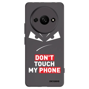 Picasee Xiaomi Redmi A3 Hülle - Schwarzes Silikon - Evil Eye - Transparent
