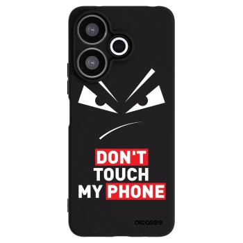 Picasee Xiaomi Redmi 13 4G Hülle - Schwarzes Silikon - Evil Eye - Transparent