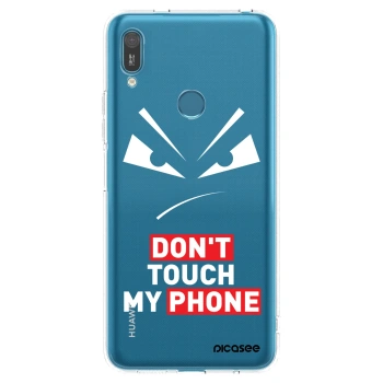 Picasee Huawei Y7 2019 Hülle - Transparentes Silikon - Evil Eye - Transparent
