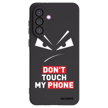 Picasee Samsung Galaxy A56 5G A566B Hülle - Schwarzes Silikon - Evil Eye - Transparent