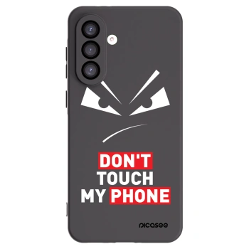 Picasee Samsung Galaxy A26 5G A266B Hülle - Schwarzes Silikon - Evil Eye - Transparent