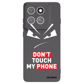 Picasee Motorola Edge 60 Pro Hülle - Schwarzes Silikon - Evil Eye - Transparent