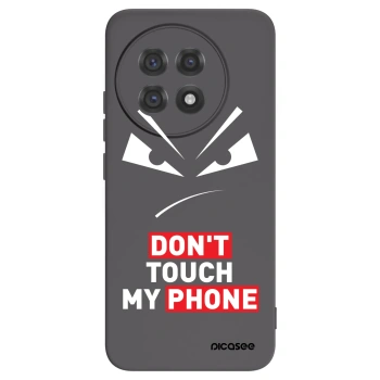 Picasee OnePlus 13R 5G Hülle - Schwarzes Silikon - Evil Eye - Transparent