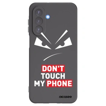 Picasee Samsung Galaxy A17 5G Hülle - Schwarzes Silikon - Evil Eye - Transparent