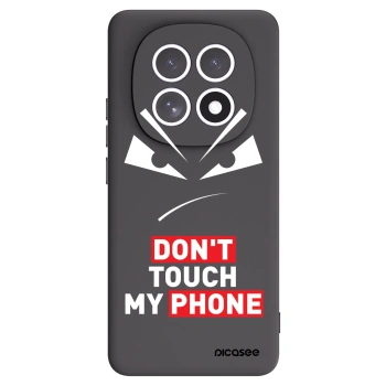 Picasee Xiaomi Redmi Note 15 Hülle - Schwarzes Silikon - Evil Eye - Transparent