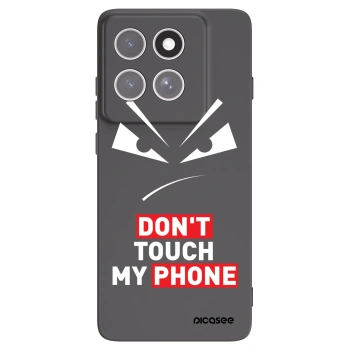 Picasee Motorola Edge 60 Fusion Hülle - Schwarzes Silikon - Evil Eye - Transparent