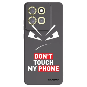 Picasee Motorola Moto G86 Power 5G Hülle - Schwarzes Silikon - Evil Eye - Transparent