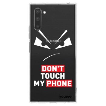 Picasee Samsung Galaxy Note 10 N970F Hülle - Transparentes Silikon - Evil Eye - Transparent