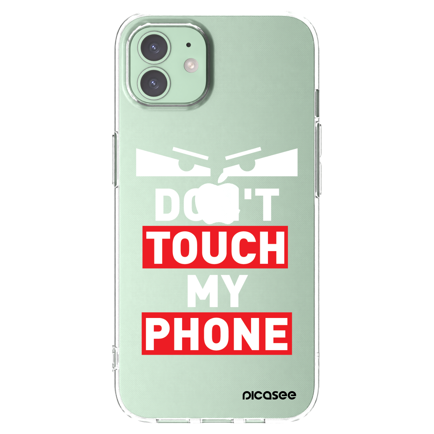 Picasee Apple iPhone 12 Hülle - Transparentes Silikon - Shadow Eye - Transparent