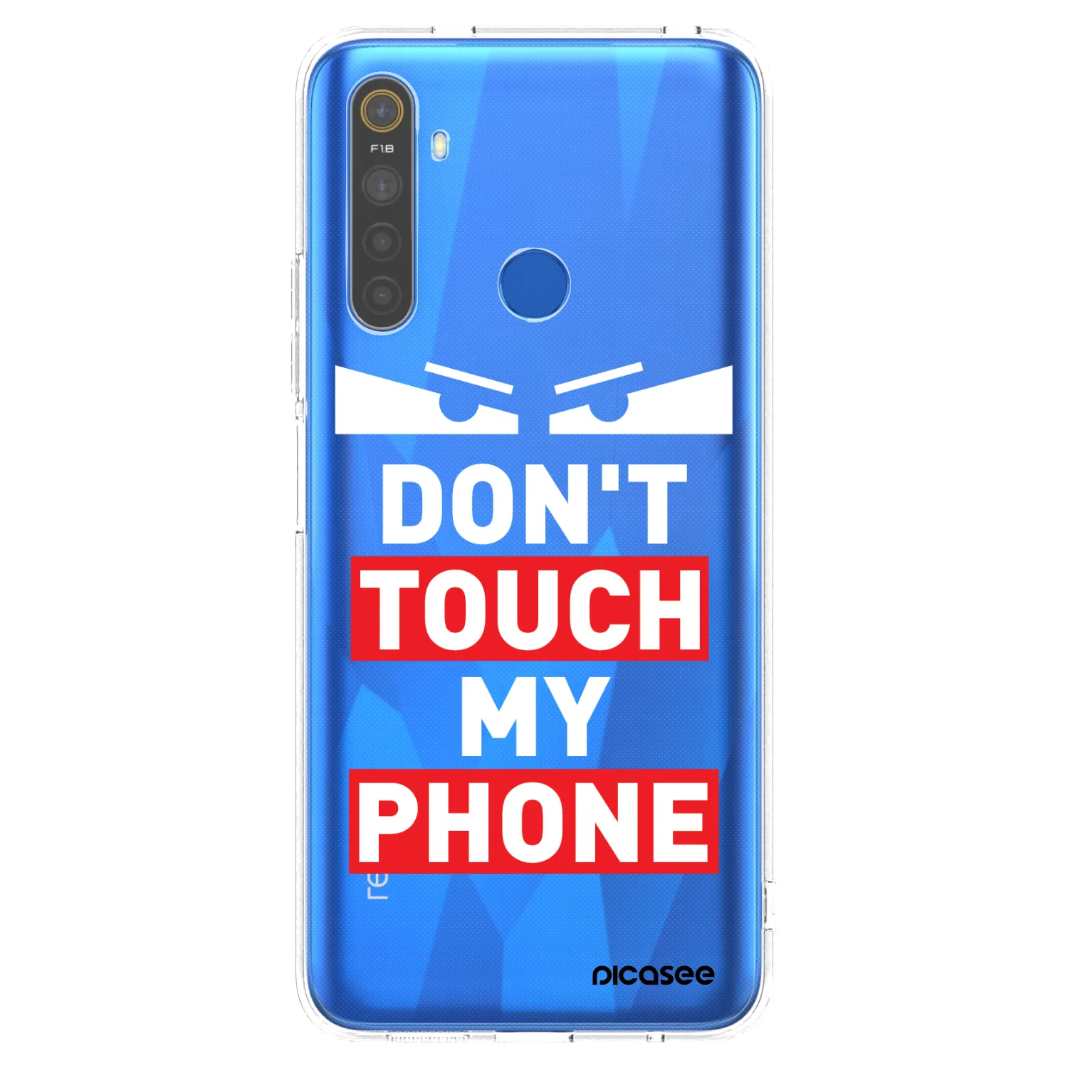 Picasee Realme 5 Hülle - Transparentes Silikon - Shadow Eye - Transparent