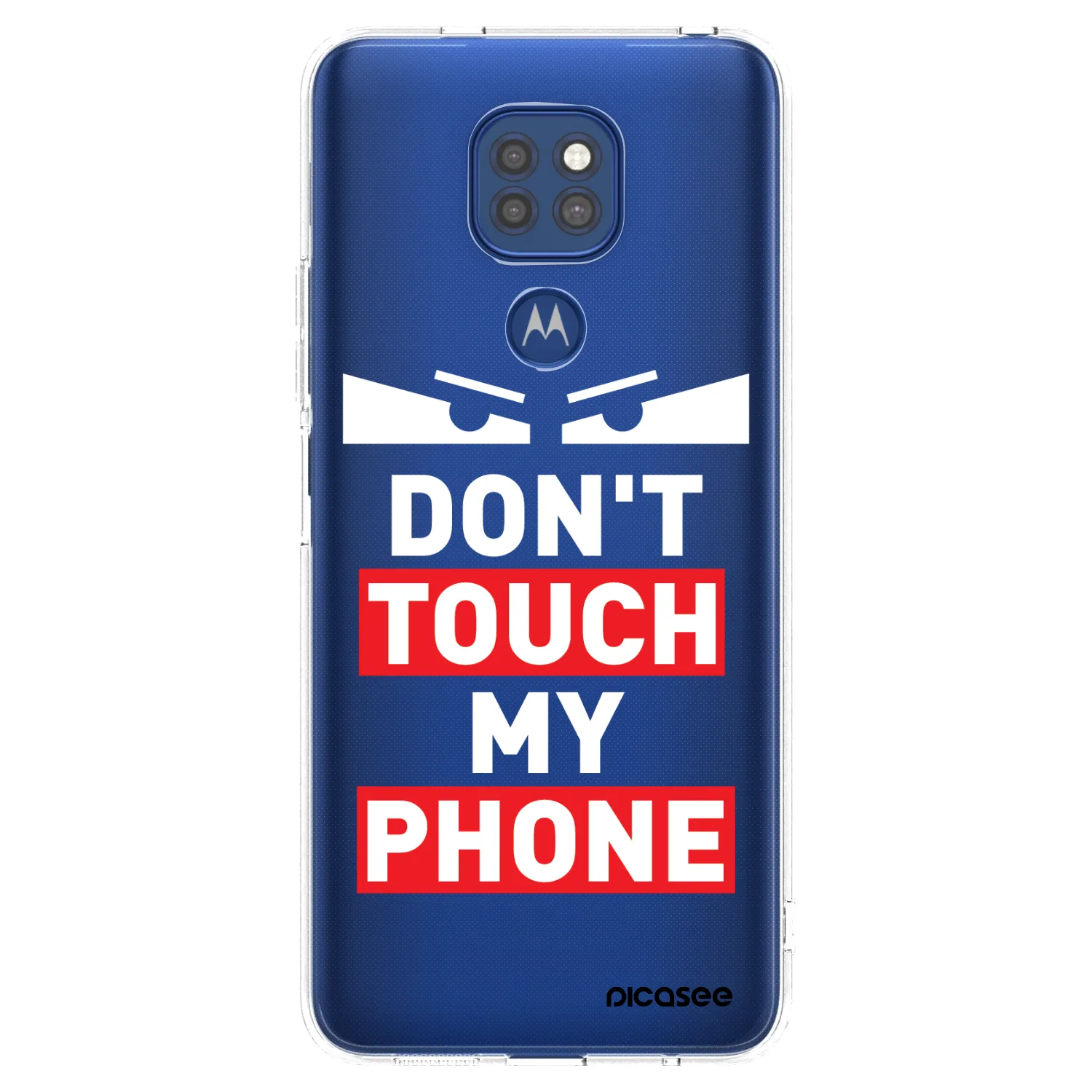 Picasee Motorola Moto G9 Play Hülle - Transparentes Silikon - Shadow Eye - Transparent