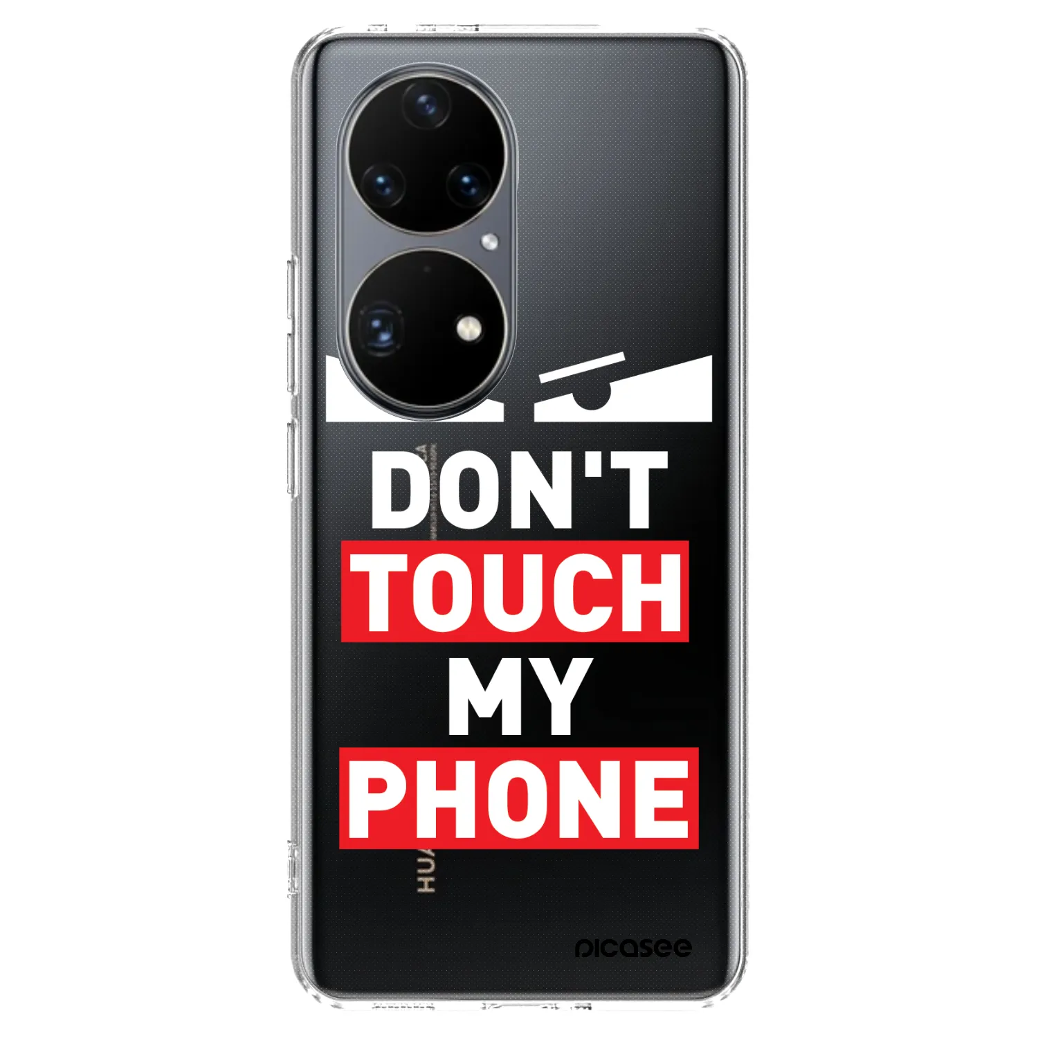 Picasee Huawei P50 Hülle - Transparentes Silikon - Shadow Eye - Transparent