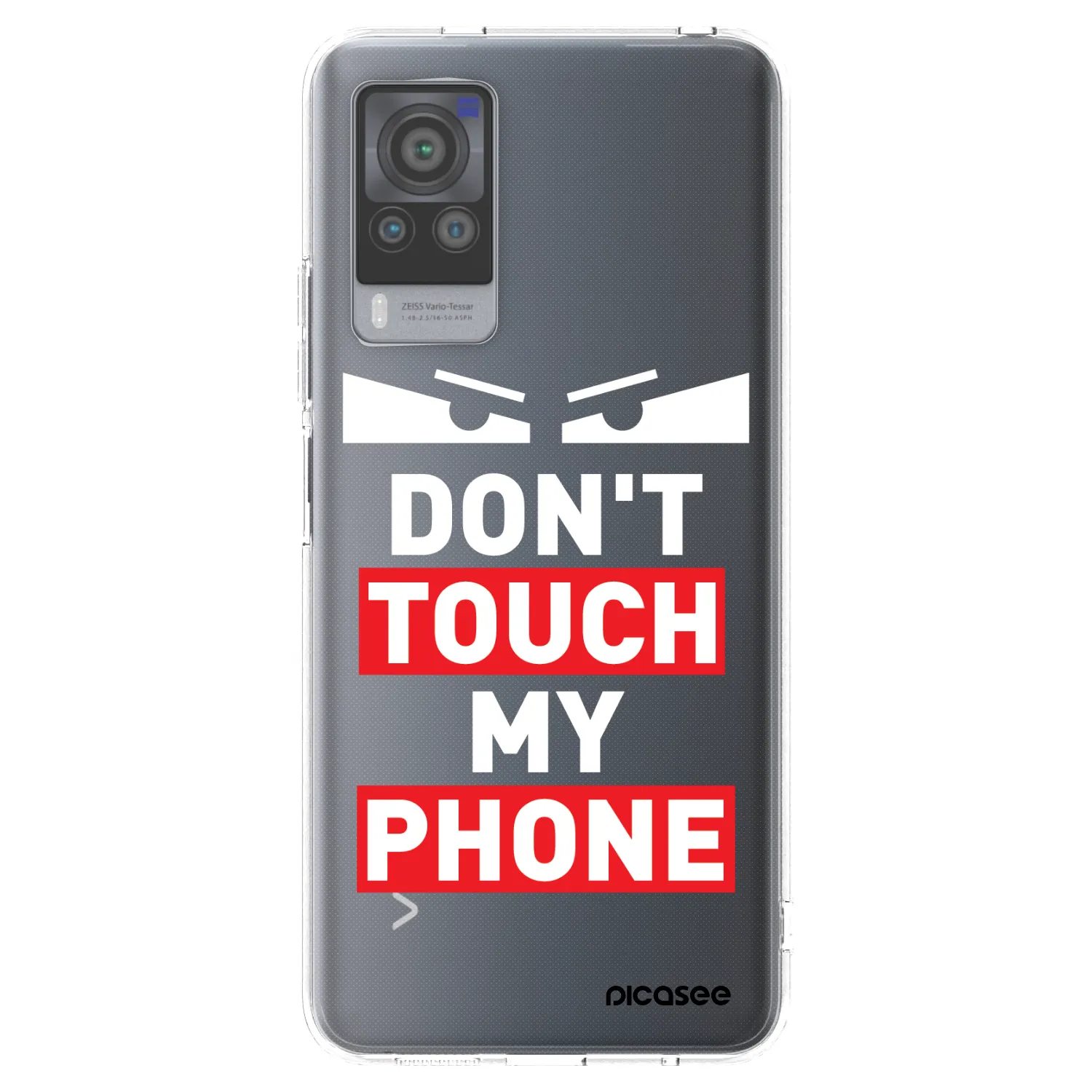 Picasee Vivo X60 Pro 5G Hülle - Transparentes Silikon - Shadow Eye - Transparent