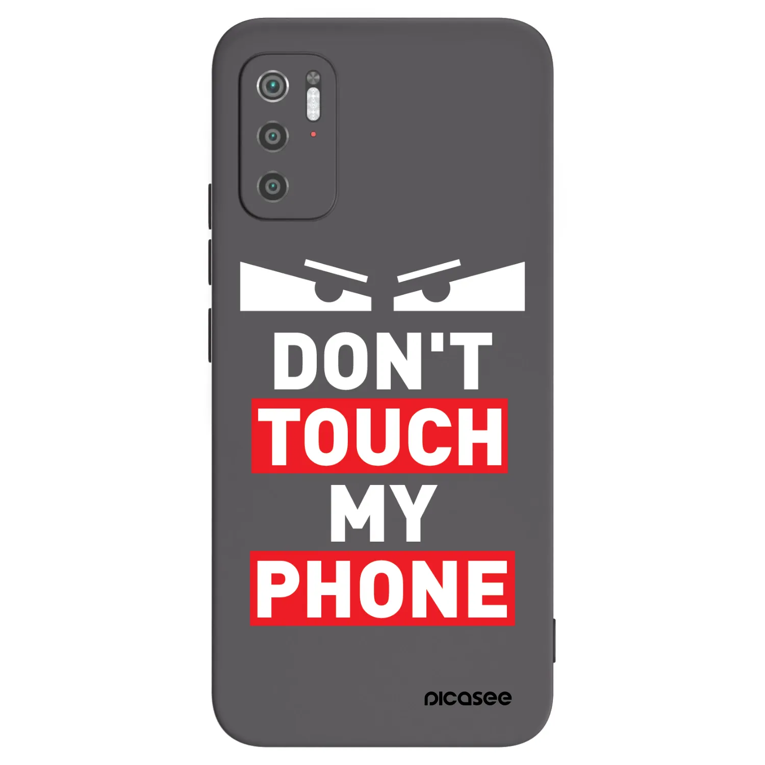 Picasee Xiaomi Poco M3 Pro 5G Hülle - Schwarzes Silikon - Shadow Eye - Transparent