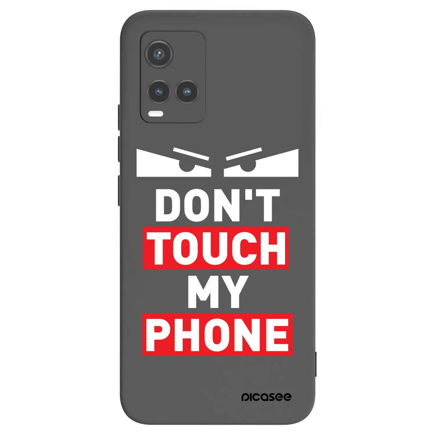 Picasee Vivo Y33s Hülle - Schwarzes Silikon - Shadow Eye - Transparent