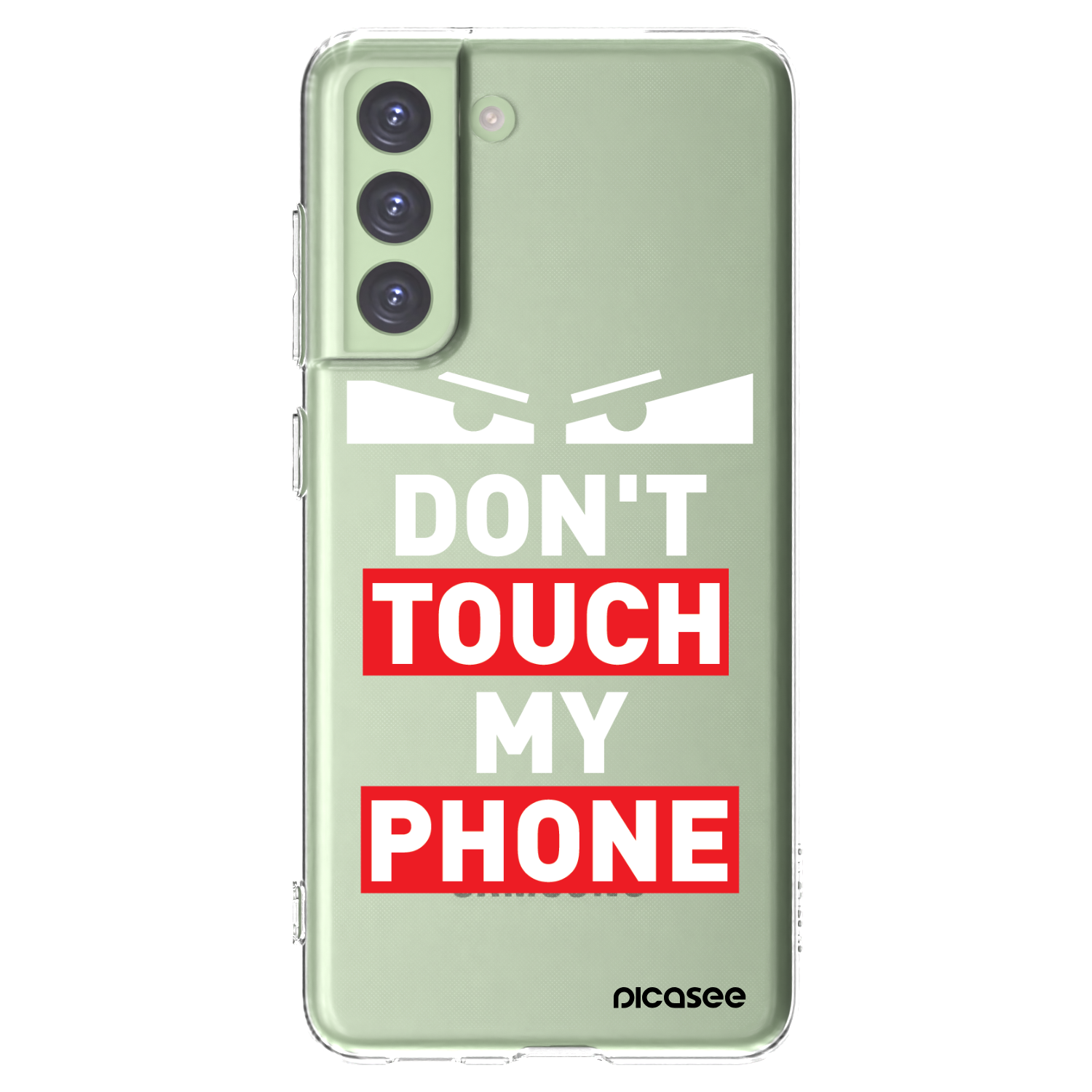 Picasee Samsung Galaxy S21 FE 5G Hülle - Transparentes Silikon - Shadow Eye - Transparent