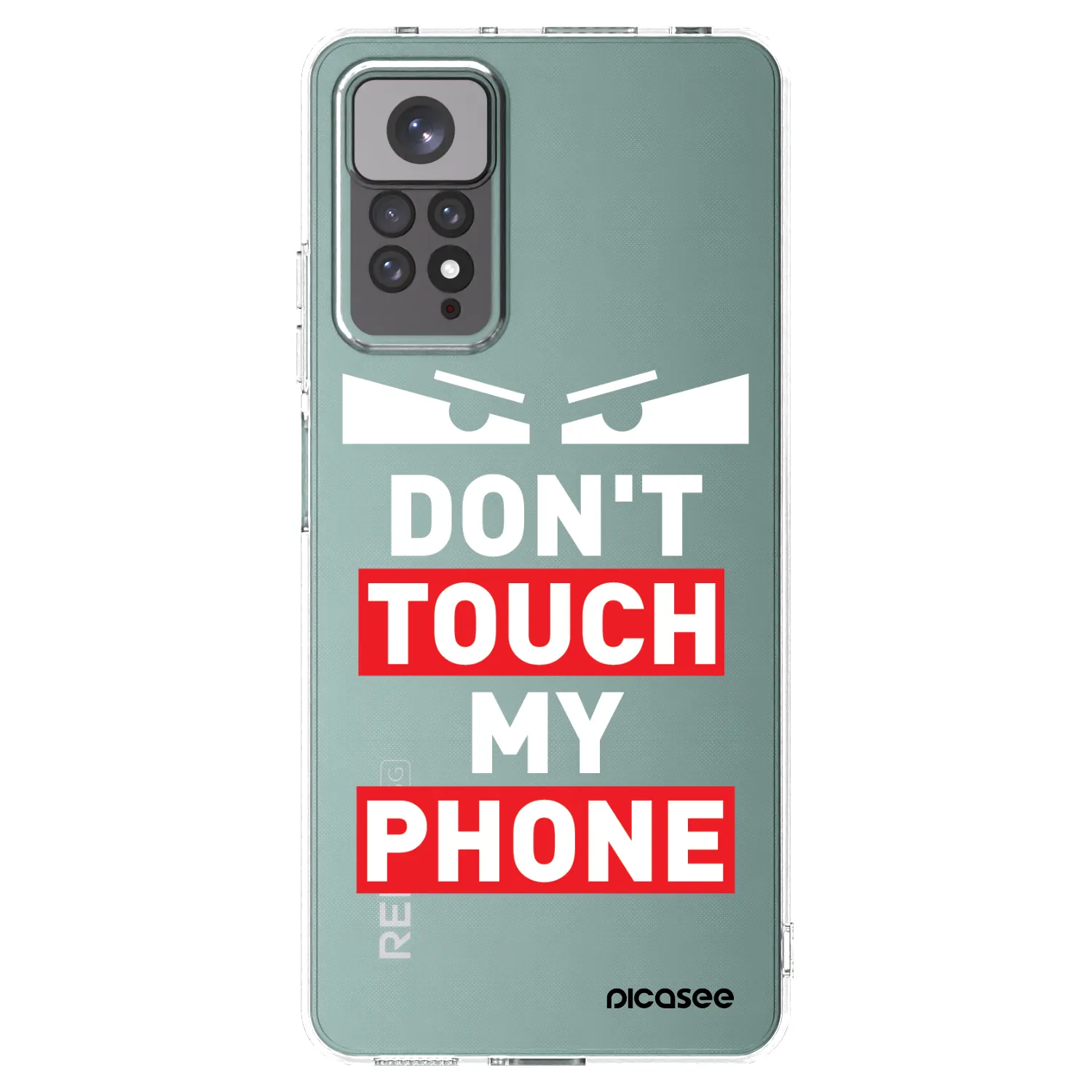 Picasee Xiaomi Redmi Note 11 Hülle - Transparentes Silikon - Shadow Eye - Transparent